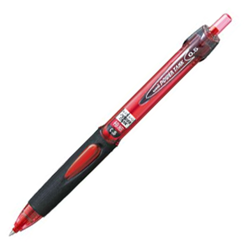 【クリックでお店のこの商品のページへ】三菱鉛筆 油性加圧ボールペン パワータンク スタンダード 0.5mm 赤 SN200PT05.15 1本 SN200PT05.15