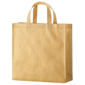 ＴＡＮＯＳＥＥ　不織布バッグ　小　ヨコ３２０×タテ３３０×マチ幅１１０ｍｍ　ベージュ　１パック（１０枚）1