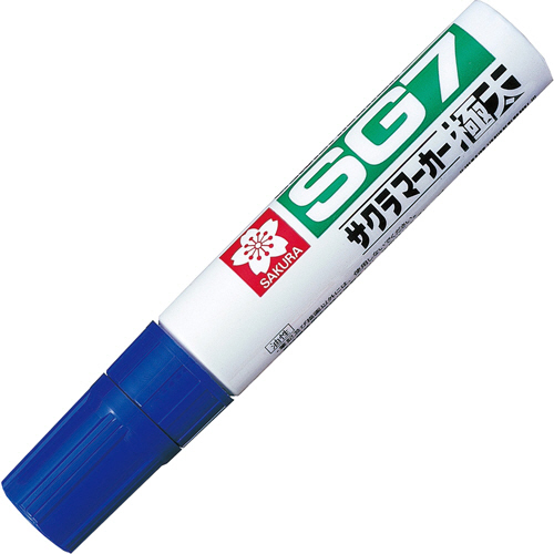 たのめーる】サクラクレパス 油性マーカー SG7 極太 あお JGK#36 1本の通販
