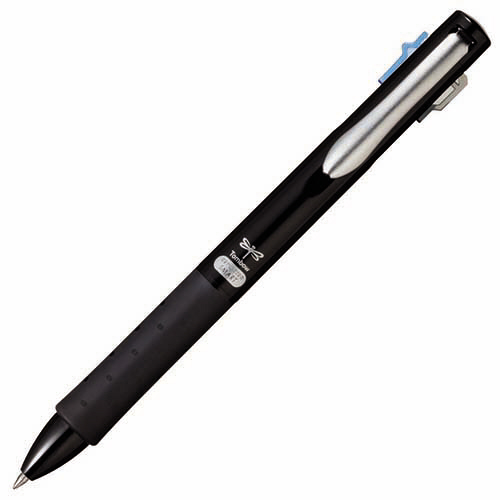 【クリックで詳細表示】トンボ鉛筆 3色油性ボールペン リポータースマート3 0.7mm (軸色 ブラック) BC-TRL11 1本 BC-TRL11