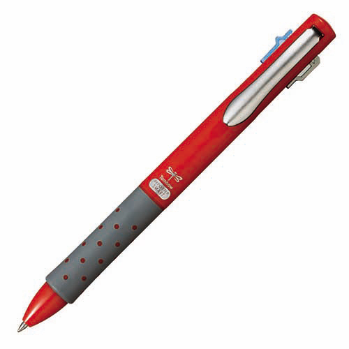 【クリックで詳細表示】トンボ鉛筆 3色油性ボールペン リポータースマート3 0.7mm (軸色 レッド) BC-TRL31 1本 BC-TRL31