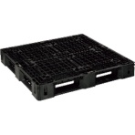 日本プラパレット　ＮＰＣ　輸出梱包用プラスチックパレットＥＸＡー１１１１－１５０Ｈ－１　片面四方差し　黒　ＥＸＡ－１１１１－１５０Ｈ－１－ＢＫ　１枚