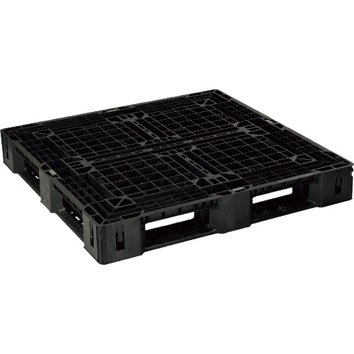 日本プラパレット　ＮＰＣ　輸出梱包用プラスチックパレットＥＸＡー１１１１－１５０Ｈ－１　片面四方差し　黒　ＥＸＡ－１１１１－１５０Ｈ－１－ＢＫ　１枚1