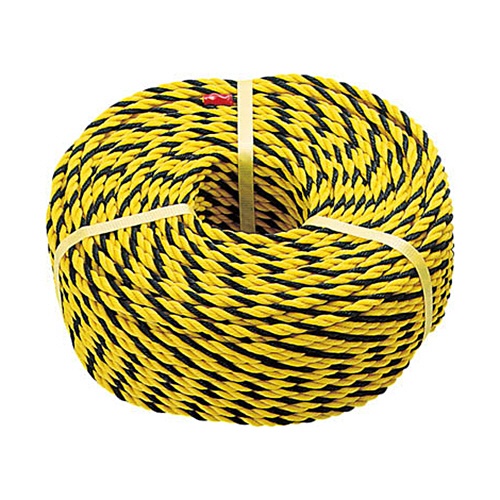 ＴＲＵＳＣＯ　標識ロープ　３つ打　１０.０ｍｍＸ１０ｍ　Ｒ－１２１０Ｔ　１巻1