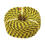 TRUSCO 標識ロープ 3つ打 7.5mm×10m R-910T 1巻