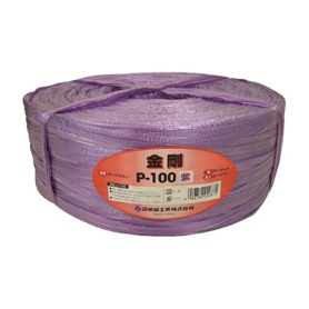 司化成工業　ツカサ　手結束用ＰＰ縄（ツカサテープ）　紫　Ｐ－１００ＶＩ　１巻