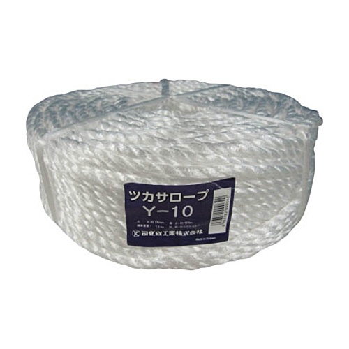 司化成工業　ツカサ　ＰＰ融着三本撚ロープ（ツカサロープ）　Ｙ－１０　１巻1