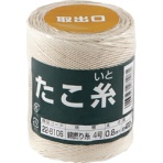 高木綱業　高木　たこ糸　綿撚り糸　＃４　２２－８１０６　１巻