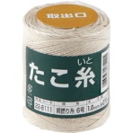 高木綱業　高木　たこ糸　綿撚り糸　＃６　２２－８１１１　１巻