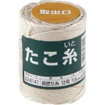 高木綱業　高木　たこ糸　綿撚り糸　＃１２　２２－８１４１　１巻