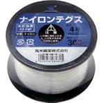 高木綱業　高木　ナイロンテグス　４号　黒コイル　２２－８２８１　１巻