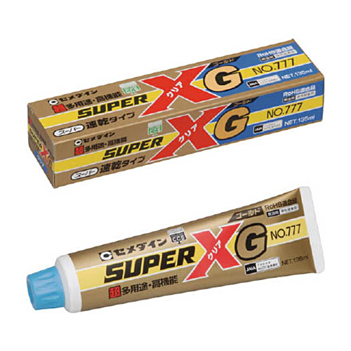 たのめーる】セメダイン スーパーXゴールドNo777クリア 135ml AX