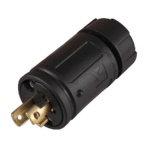 アメリカン電機　引掛形　ナイロンプラグ　２Ｐ　１５Ａ　２５０Ｖ　２１２２Ｎ　１個