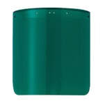 TRUSCO 防災面用替レンズ グリーン TLFH-1G 1個