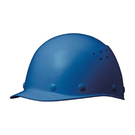 ミドリ安全　ＦＲＰ製ヘルメット　野球帽型　通気孔付　ＳＣ－９ＦＶＲＡ－ＫＰ－ＢＬ　１個