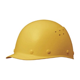 ミドリ安全　ＦＲＰ製ヘルメット　野球帽型　通気孔付　ＳＣ－９ＦＶＲＡ－ＫＰ－Ｙ　１個