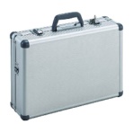 ＴＲＵＳＣＯ　アルミケース　片開き　４４０×３１３×１２８　シルバー　ＴＡＣ－１５　１個
