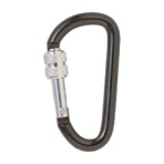 ＴＲＵＳＣＯ　ネジロック付カラビナ　線径８×７９ｍｍ　ＴＫＮＮＬ８８０
