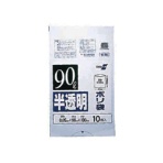 積水フィルム　積水　９０型ポリ袋　半透明　Ｗ－９０　Ｎ－１０４２　１パック（１０枚）