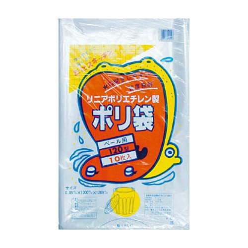 積水フィルム　積水　１２０型ポリ袋　透明　＃１２０　Ｎ－９７９４　１パック（１０枚）1