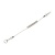 ＴＲＵＳＣＯ　安全ループ　ハードタイプ２ｋｇ　クリア　ＴＡＬ－１６０－２－ＴＭ　１本