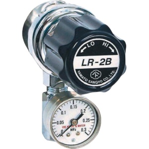 ヤマト産業　分析機用ライン圧力調整器　ＬＲ－２Ｂ　Ｌ９タイプ　ＬＲ２ＢＲＬ９ＴＲＣ　１個1