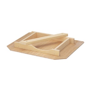 ナルセ商工　カネ三　木製鏝板　ＫＴＥ－Ｌ　１個1