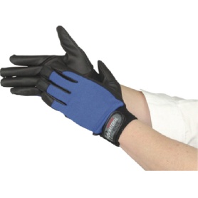 おたふく手袋　おたふく　ピーユーウェーブ　ブルー　Ｍ　Ｋ－１８－ＢＬ－Ｍ　１双