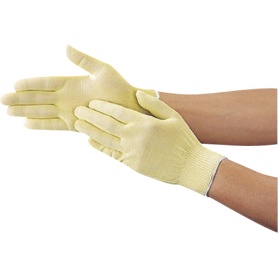 ＴＲＵＳＣＯ　アラミド手袋　１５ゲージ　薄手タイプ　Ｍサイズ　ＤＰＭ９００－Ｍ　１双