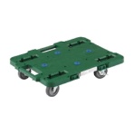 TRUSCO ルートバン 400×600 4輪自在 S付 緑 MPB-600JS-GN 1台