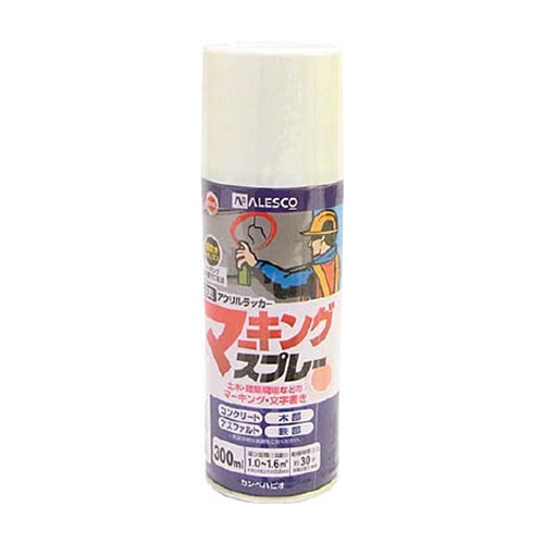 カンペハピオ　カンペ　マーキングスプレーＫ　３００ｍｌ　白　３４９－４２１　１本1