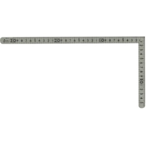 シンワ測定　シンワ　曲尺小型　平ステン３０ｃｍ×１５ｃｍ　表裏同目　１２３２５　１本1