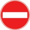トーグ安全工業　トーグ　メラミン標識「車両進入禁止」　ＡＲＲ－３０３　１枚