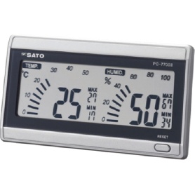 佐藤計量器製作所　佐藤　デジタル温湿度計　ＰＣ－７７００－２　１個
