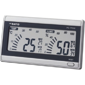 佐藤計量器製作所　佐藤　デジタル温湿度計　ＰＣ－７７００－２　１個1