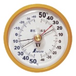 シンワ測定　シンワ　温度計　最高最低Ｄ－９　丸型　７２７１５　１個