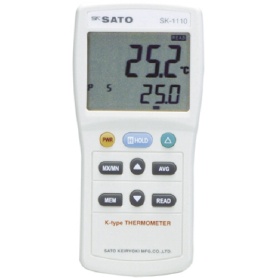 佐藤計量器製作所　佐藤　デジタル温度計　指示計のみ（８０１４－０３）　ＳＫ－１１１０　１個