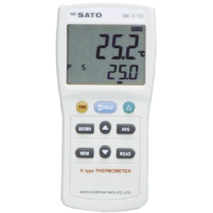 佐藤計量器製作所　佐藤　デジタル温度計　指示計のみ（８０１４－０３）　ＳＫ－１１１０　１個1