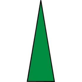 ユニット　ゲージマーカー　緑･ＰＰステッカー　４４６－８２　１セット（１００枚）