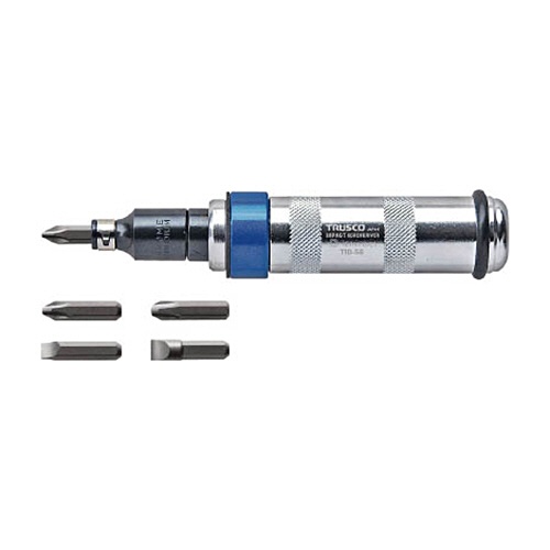 ＴＲＵＳＣＯ　インパクトドライバー　ビット５本付　差込角１２．７ｍｍ　ＴＩＤ－５Ｓ　１セット1