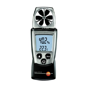 テストー　ポケットラインベーン式風速計　ＴＥＳＴＯ４１０－２温湿度計付　ＴＥＳＴＯ－４１０－２　１個1