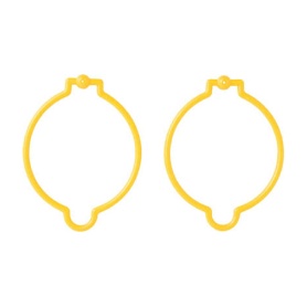 ＴＲＵＳＣＯ　コーンリング　黄　ＴＣＲＹ　１パック（２個）