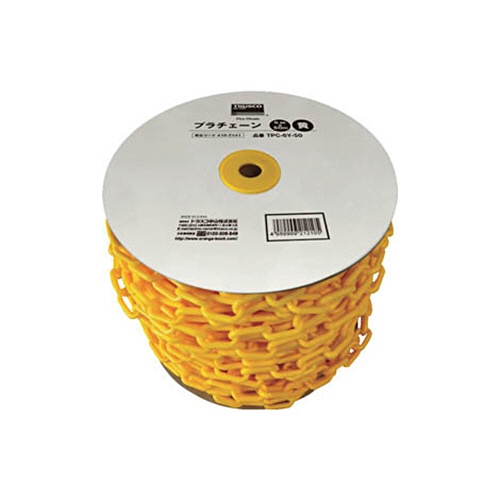 ＴＲＵＳＣＯ　プラチェーン　６ｍｍ×５０ｍ　黄　ＴＰＣ－６Ｙ－５０　１巻1