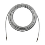 ＴＲＵＳＣＯ　手動ウインチ用ワイヤーΦ５Ｘ２０ｍ用（切りっ放し）　ＷＷ５－２０　１本