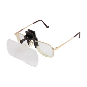 池田レンズ工業　双眼メガネルーペクリップタイプ２倍　ＨＦ－４０Ｅ　１個
