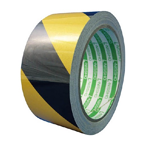 ニットウ　エル日昌　再帰反射テープ　４５ｍｍ×１０ｍ　黄／黒　ＨＴ－４５ＹＢ　１巻1
