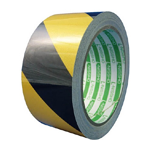 ニットウ　エル日昌　再帰反射テープ　９０ｍｍ×１０ｍ　黄／黒　ＨＴ－９０ＹＢ　１巻1