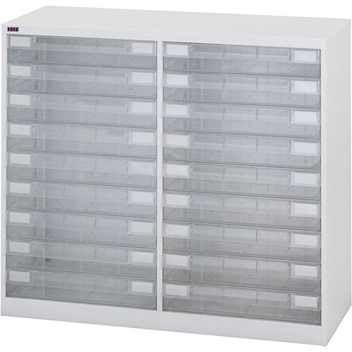 山金工業　アレンジャー　Ａ３判プラスチック引出し　深型９段　２列　１００８×４０１×８８０ｍｍ　Ａ３ＰＹ－２０９Ｎ　１台1