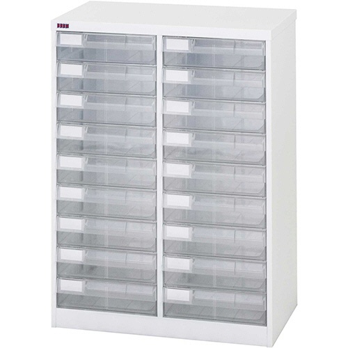 山金工業　アレンジャー　Ｂ４判プラスチック引出し　深型９段　２列　６５０×４０１×８８０ｍｍ　Ｂ４ＰＴ－２０９Ｎ　１台1