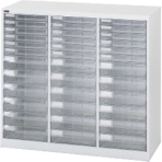 山金工業 アレンジャー B4判プラスチック引出し 深型6段 浅型6段 3列 967×401×880mm B4PT-312N 1台